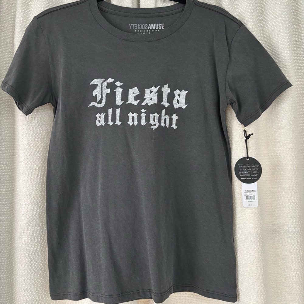 Amuse Society Fiesta Siesta XS Tshirt